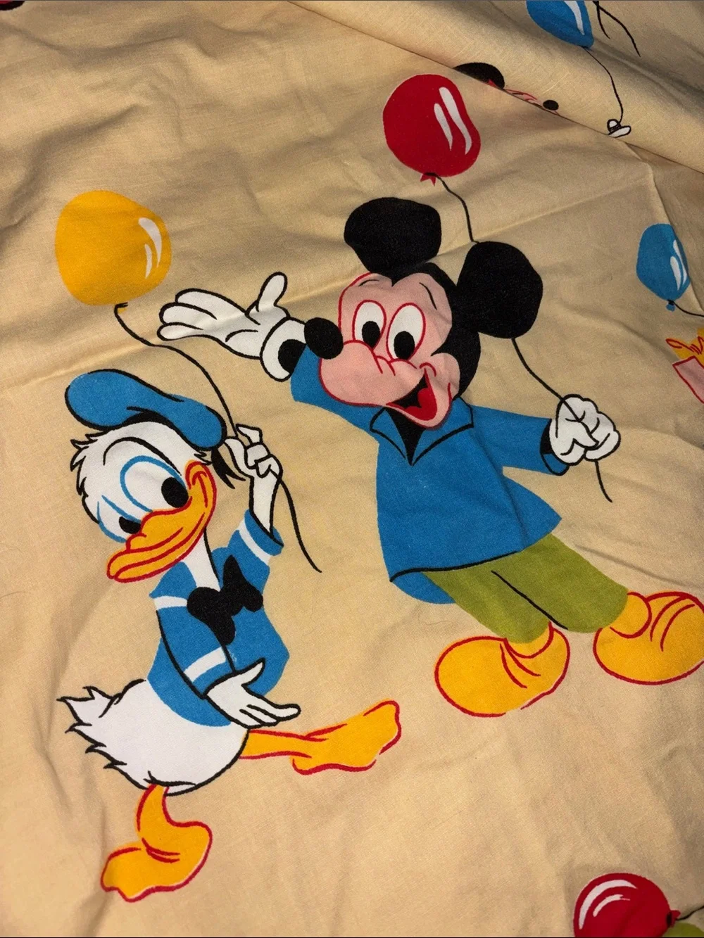 Vintage Disney Mickey Mouse bedspread